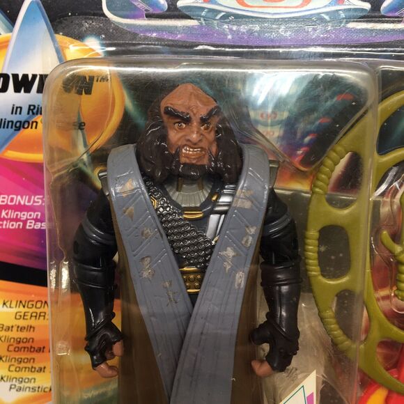STAR TREK The Next Generation Gowron 7th Season Collector Series Figure - Picture 2 of 9